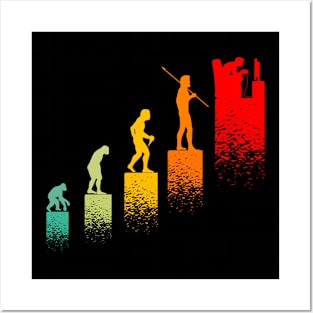 Gamer Evolution Drôle Aux Jeux Videos Posters and Art